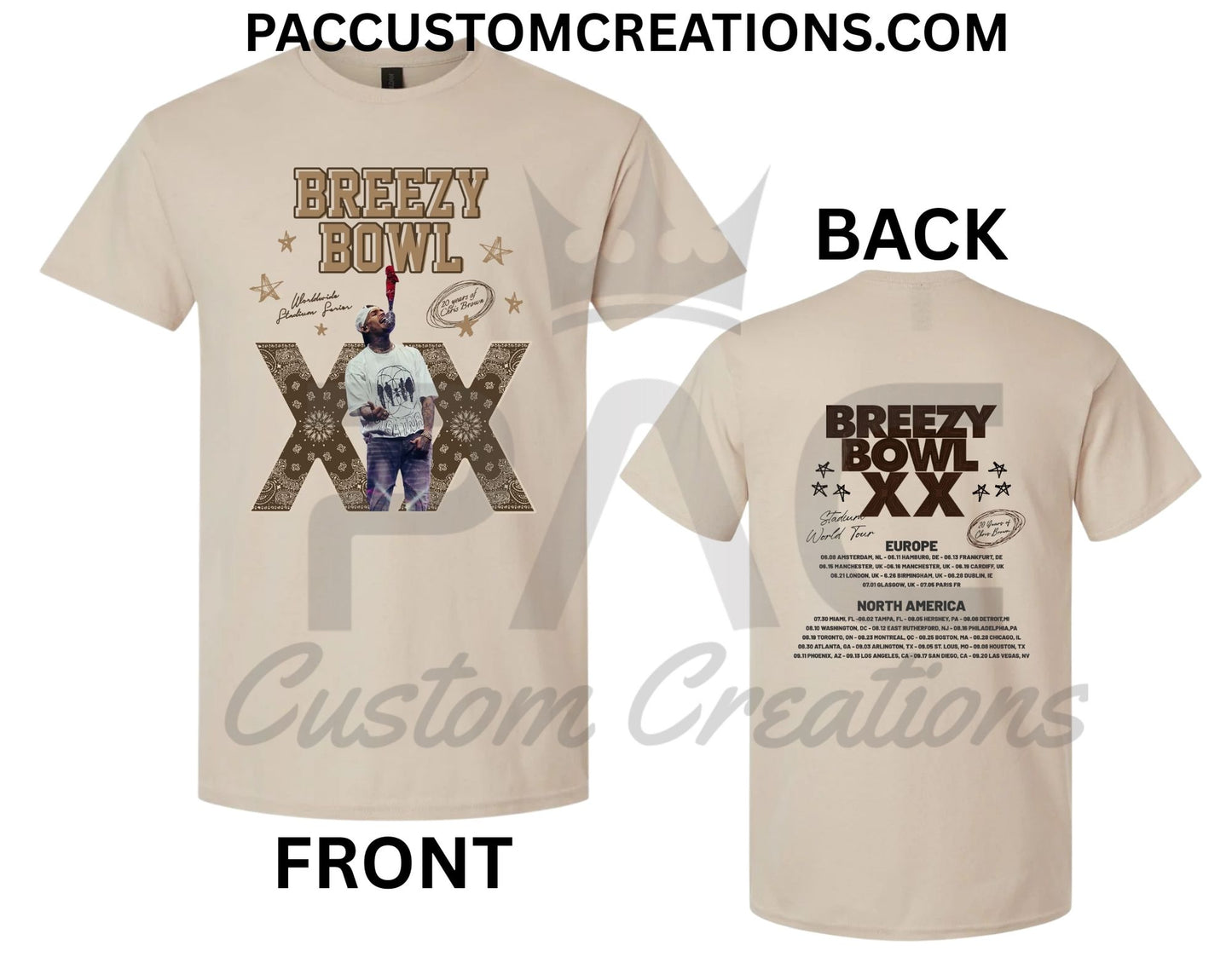 Breezy Bowl XX Tour T-Shirt | Limited Edition Concert Tee