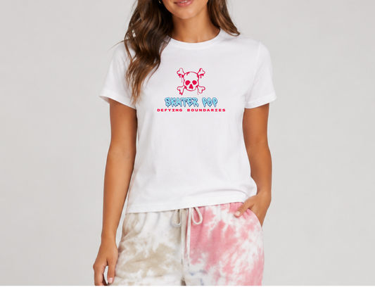 Skater Pop Skull Graphic Tee