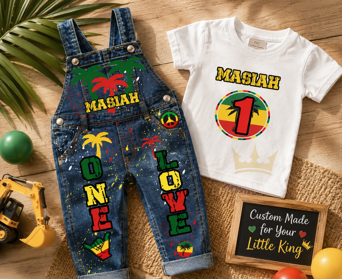 One Love - Caribbean - Overall Set