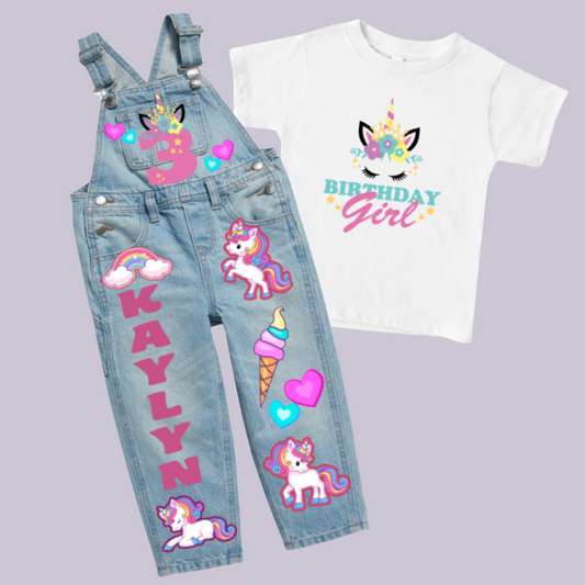 Unicorn Overall Set