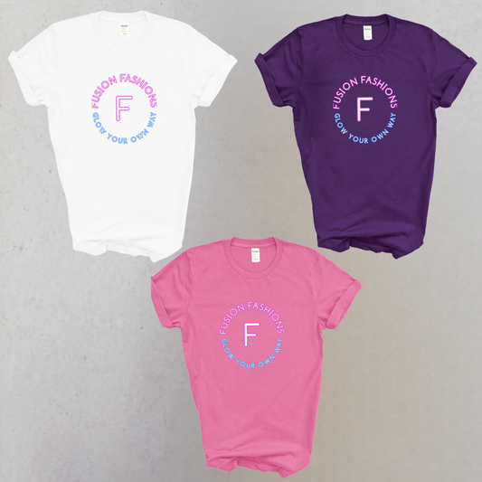 Fusion Fashions “Glow Your Own Way” Graphic Tee
