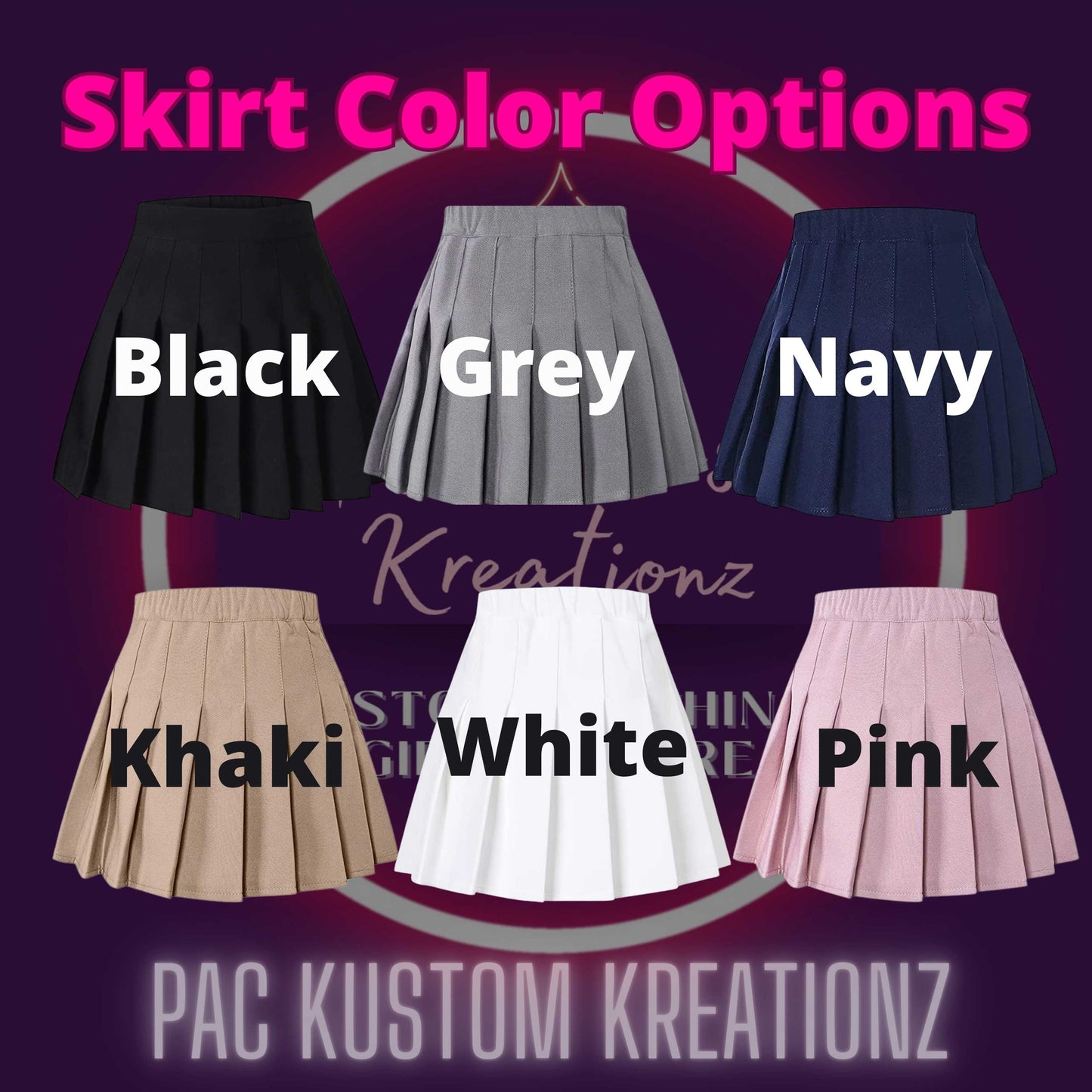 Custom Senior Skirt Set